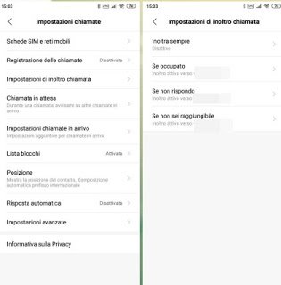 Transferencia de llamadas de Android Fuga de Android