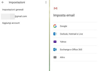 Agregar correo electrónico de Gmail Nueva dirección de correo electrónico