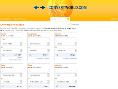 Sitio web de Convertworld