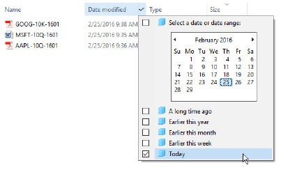Cambiar la fecha de creación del archivo en Windows y Mac 1 Cambiar la fecha de creación del archivo