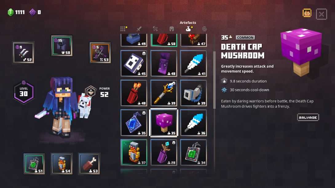 Dungeons Minecraft: una guía de los mejores artefactos