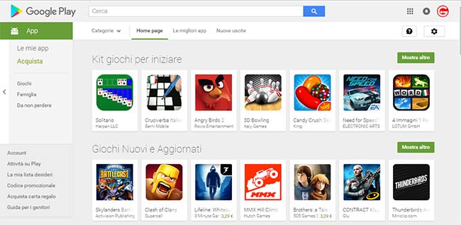 Play Store Sin conexión