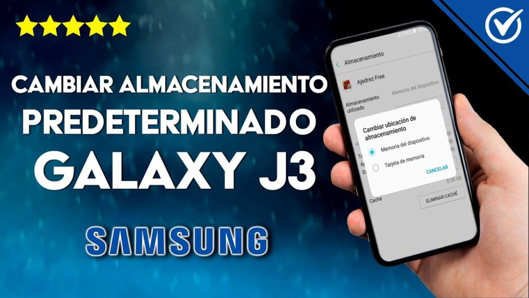 Cambiar el almacenamiento predeterminado en el Samsung J3