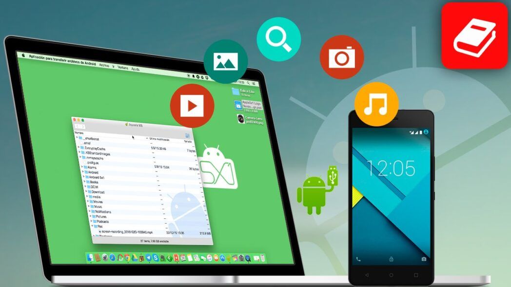 Cómo transferir archivos de Mac a un dispositivo Android
