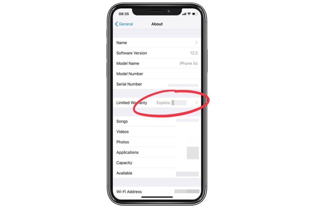 Cómo verificar la garantía del iPhone