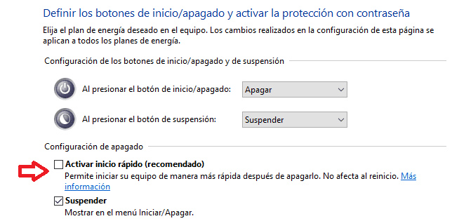 Deshabilitar el inicio rápido de Windows 10: todos los métodos