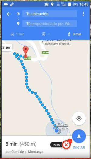 Encuentre estacionamientos, taxis, paseos y direcciones en Google Maps