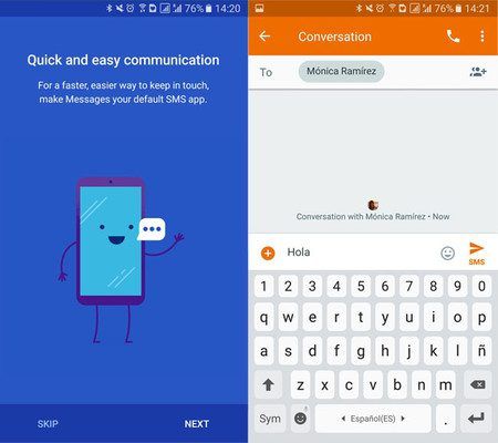 Envía el mismo SMS a un grupo en Android