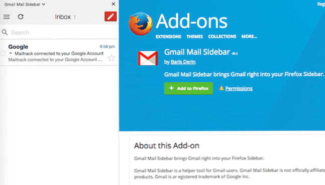Extensiones para usar mejor Gmail en Firefox