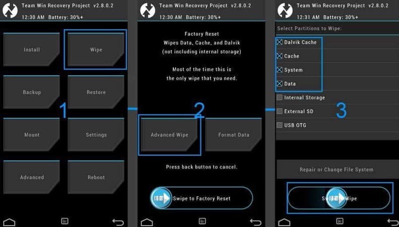 Instalar ROM con TWRP Recovery
