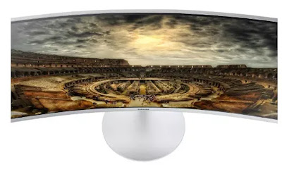 monitor de computadora curvo