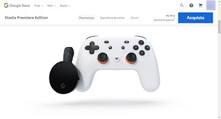 Etapa de Google Estadio Chromecast