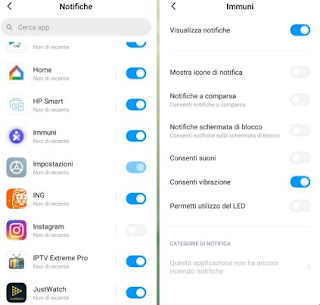 Notificaciones de aplicaciones inmunes notificaciones inmunes