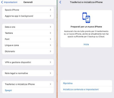 Restablecer iPhone