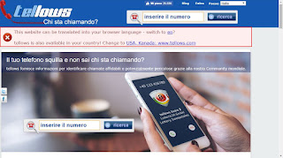 Sitio web de Tellow revelador