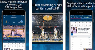 La aplicación oficial de la NBA