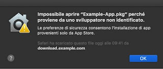 No puedo abrir aplicaciones de Mac Error de la aplicación