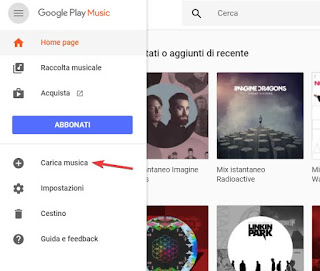 Subir música a Google Play Música