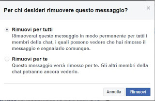 mensaje de facebook