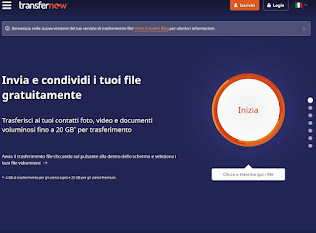 Sitio web TransferNow