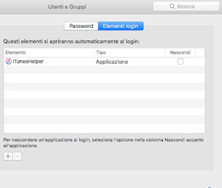 Elementos de inicio de sesión Elementos de inicio de sesión de Mac