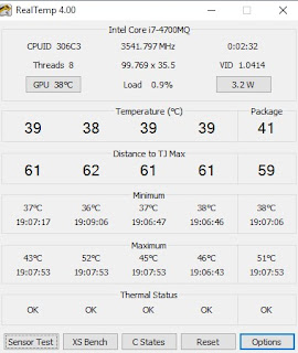 temperatura real