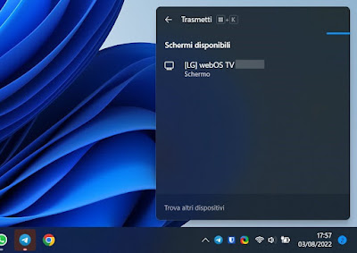 Transmisión de pantalla