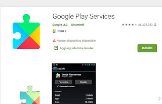 Aplicación Servicios de Google Play Servicios de aplicaciones