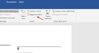 Actualizar índice de palabras Índice de actualización
