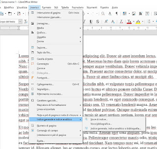 Índice de escritores Índice de LibreOffice