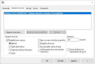 menú msconfig msconfig
