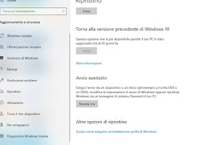 Reinicio avanzado de Windows Ajustes