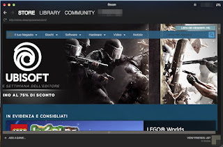Interfaz de Steam para Mac