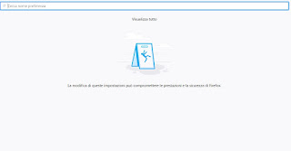 configuración de firefox