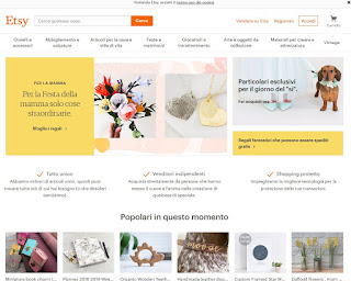 sitio de Etsy