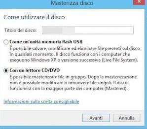 Crear disco de datos
