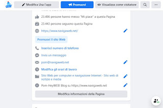 Editar información de la página Información de la página