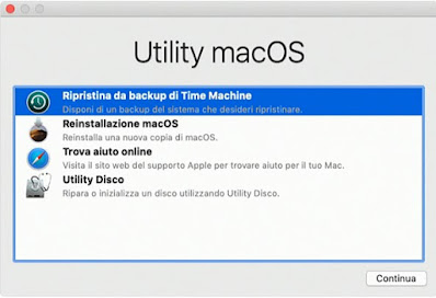 recuperación mac