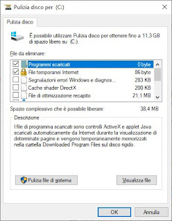 Liberador de espacio en disco Windows 10 disco de Windows 10