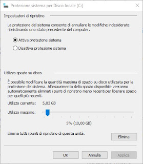 Protección del sistema de Windows Proteccion del sistema