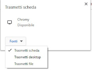 Transmisión de escritorio de Chromecast mesa de trabajo fundida
