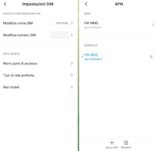 APN en Android puntos de acceso de Android