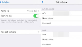 APN en iPhone y iPad puntos de acceso de iOS