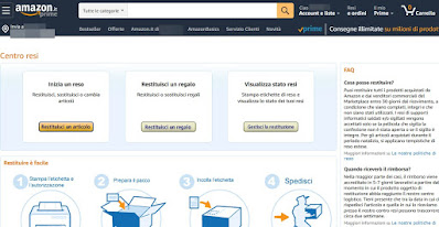 Centro de devoluciones de Amazon Amazon está de vuelta