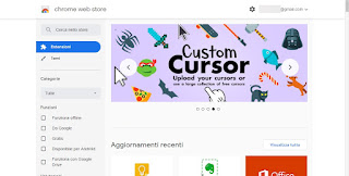 Tienda virtual de Chrome Tienda de extensiones