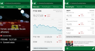 MSN Dinero - Cotizaciones Aplicación MSN Money - Cotizaciones