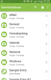 Contraseña segura de Keepass2Android Aplicación de protección de contraseña Keepass2Android