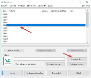 Abrir volumen cifrado Abrir volumen de VeraCrypt