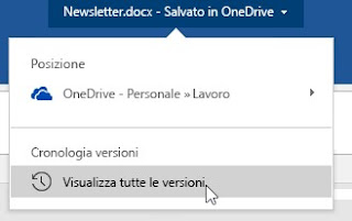 Versiones de archivos guardados Versiones