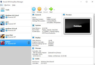 Programa Oracle Virtual Box caja virtual oracle